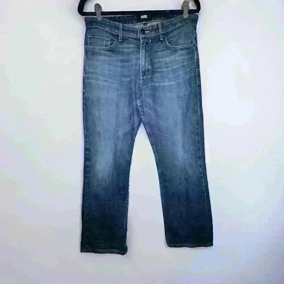 Paige Doheny black label Straight Leg medium Wash Jeans - Picture 1 of 6